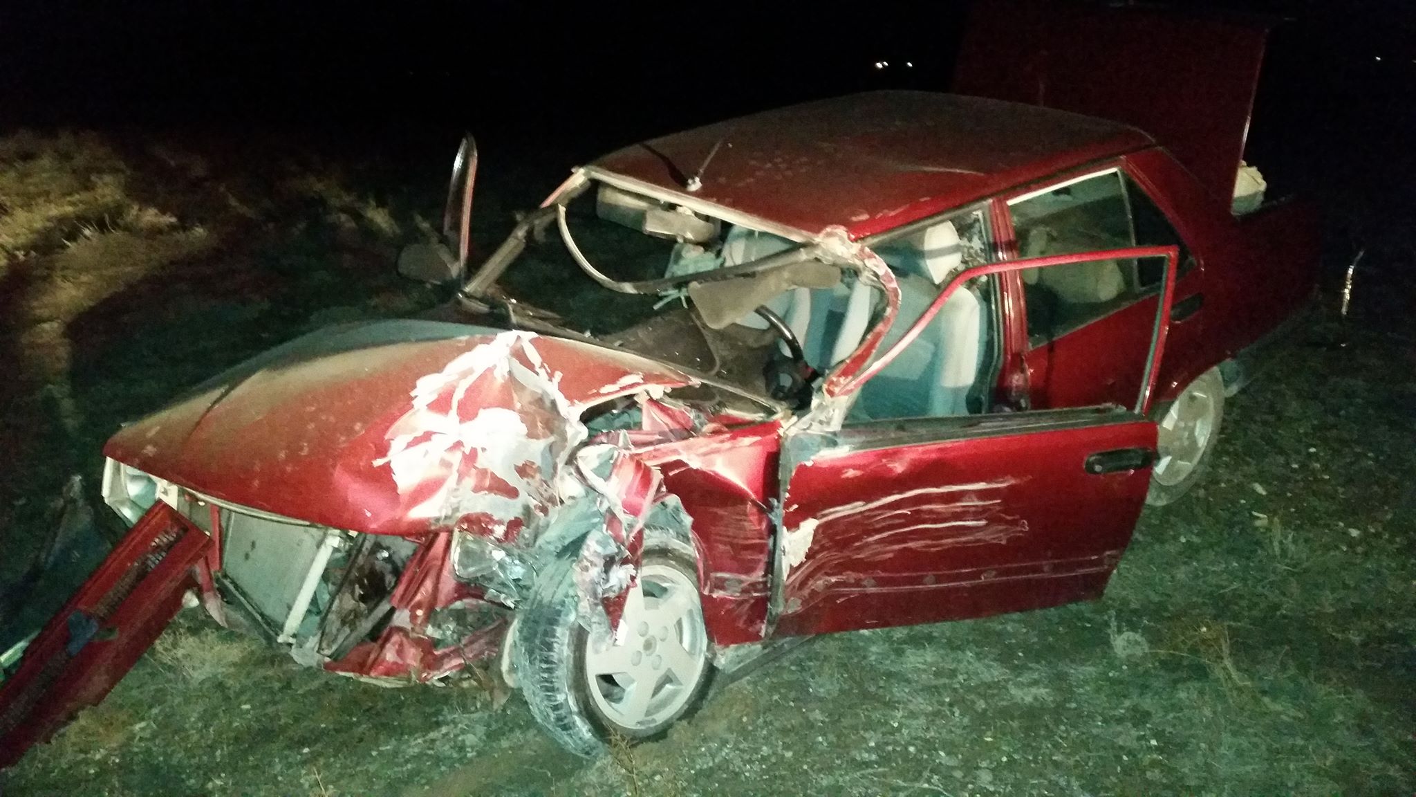 Karapınarda trafik Kazası:4 yaralı