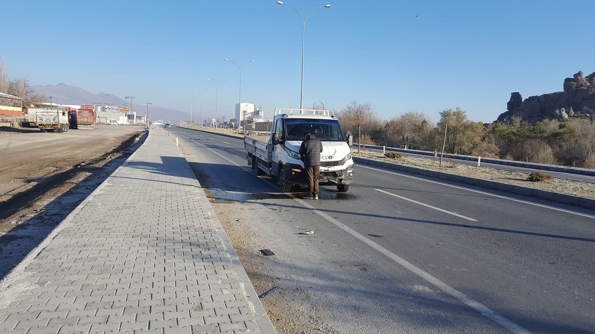 Aynı yönde giderken çarpıştılar