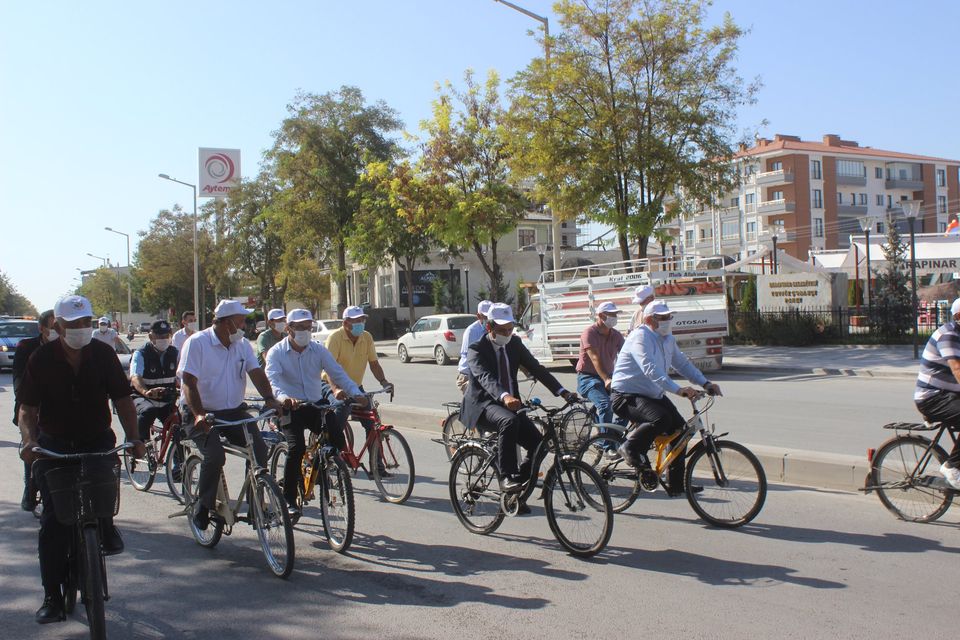 Avrupa hareketlilik haftasında bisiklet turu