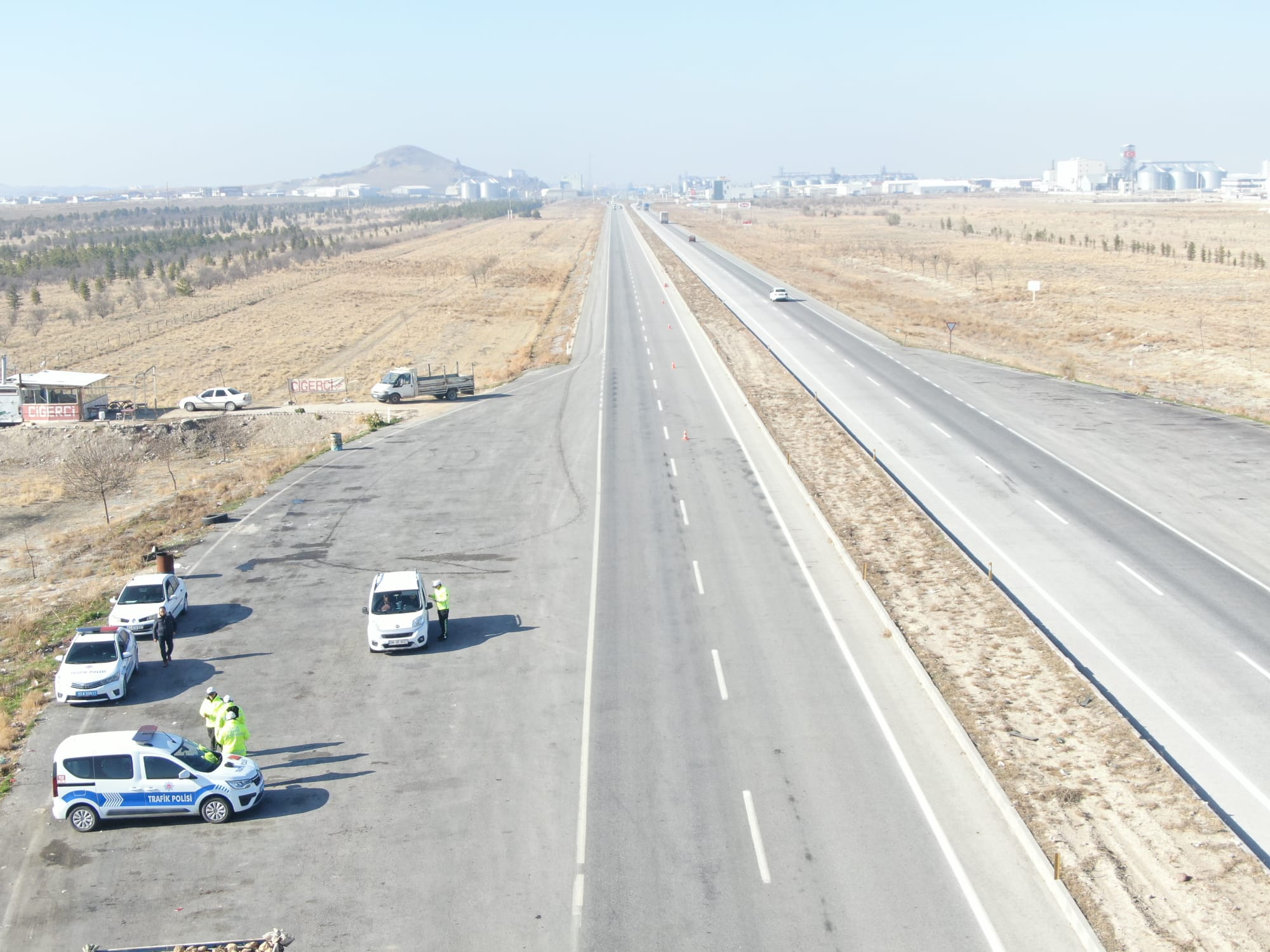 Drone ile havadan trafik takip