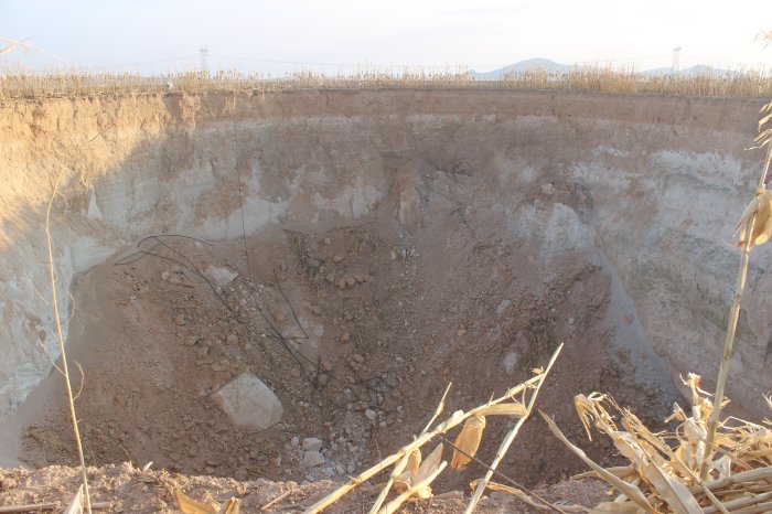 Hasat bitti dev obruk ortaya çıktı