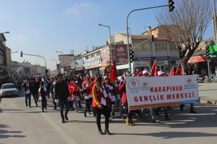 Sarıkamış şehitleri anma yürüyüşü yapıldı