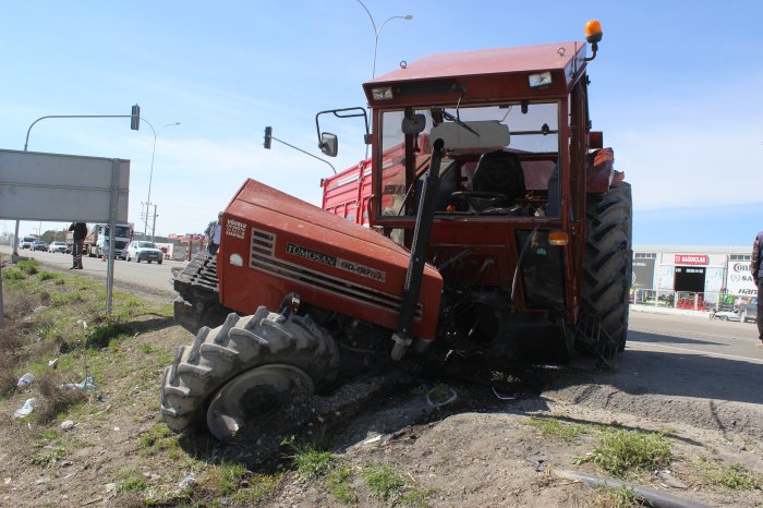 Trafik kazası 1 yaralı