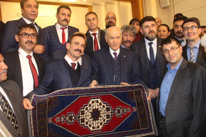 MHP Karapınar teşkilatı Dr Bahçeli ile görüştü