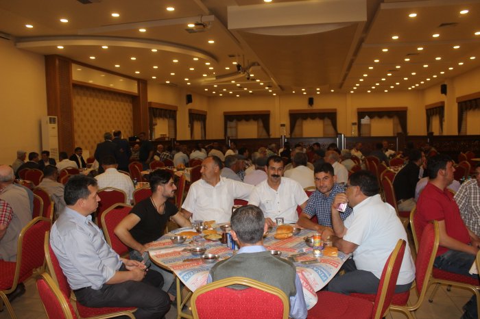 Ziraat odasından iftar yemeği