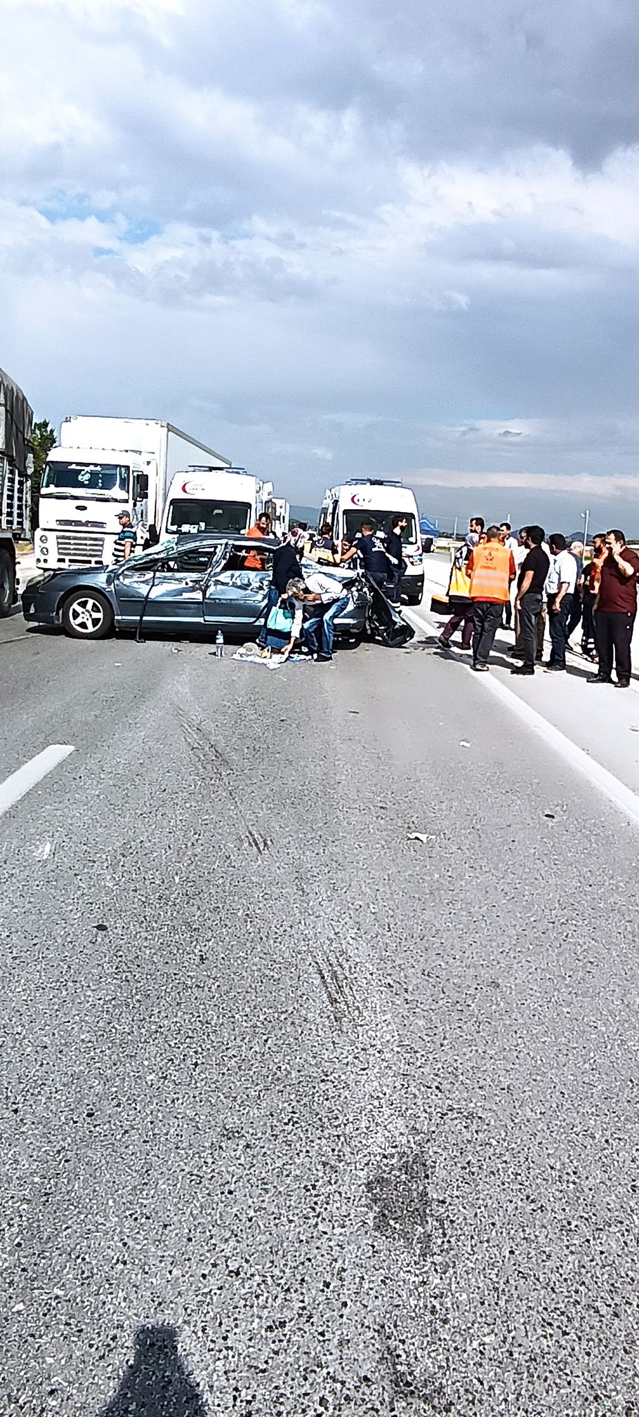 Trafik kazası:5 yaralı