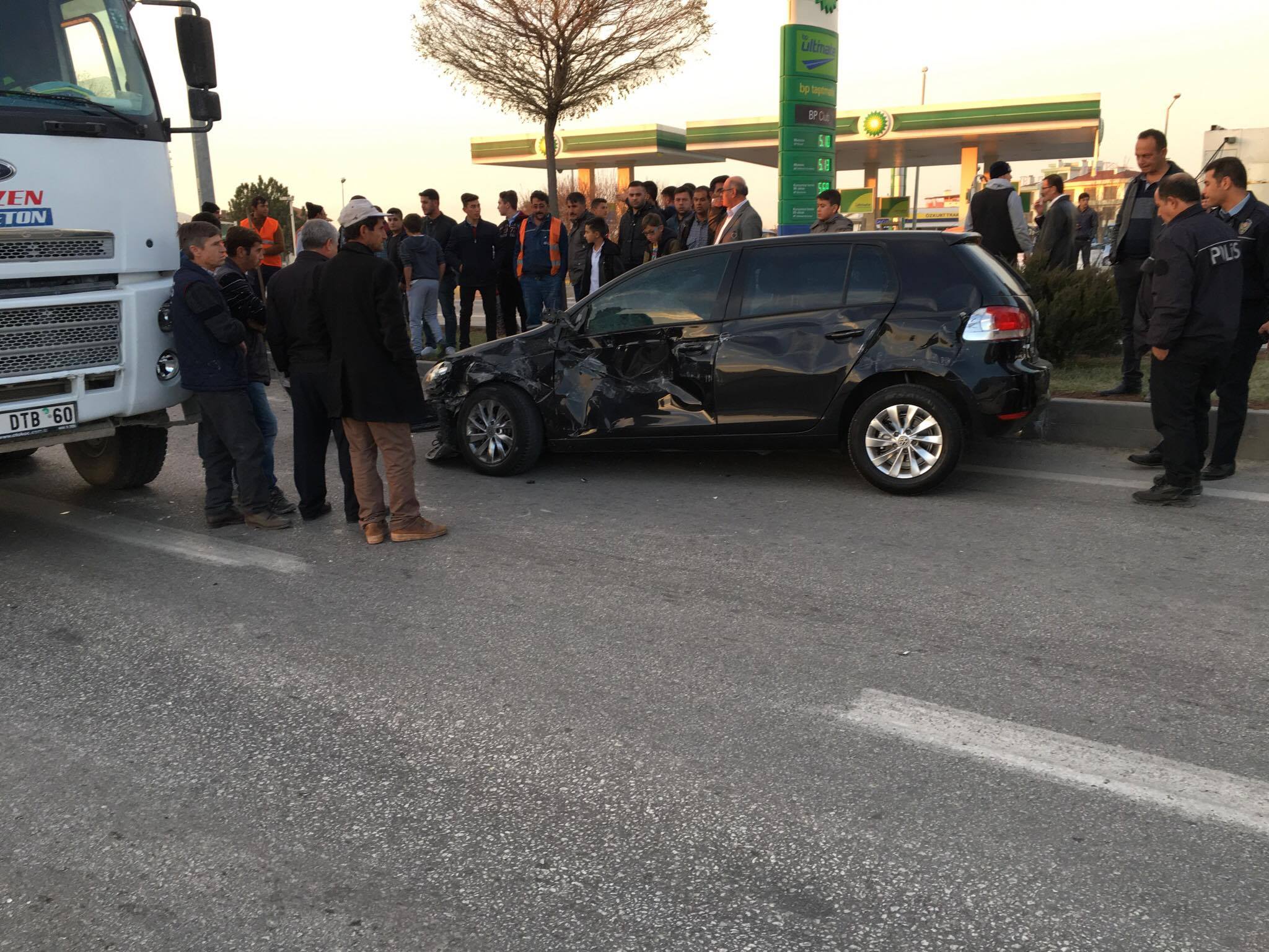 Trafik kazası:3 hafif yaralı