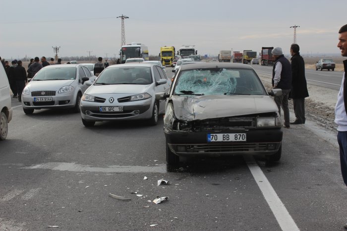 Karapınarı yasa boğan kaza