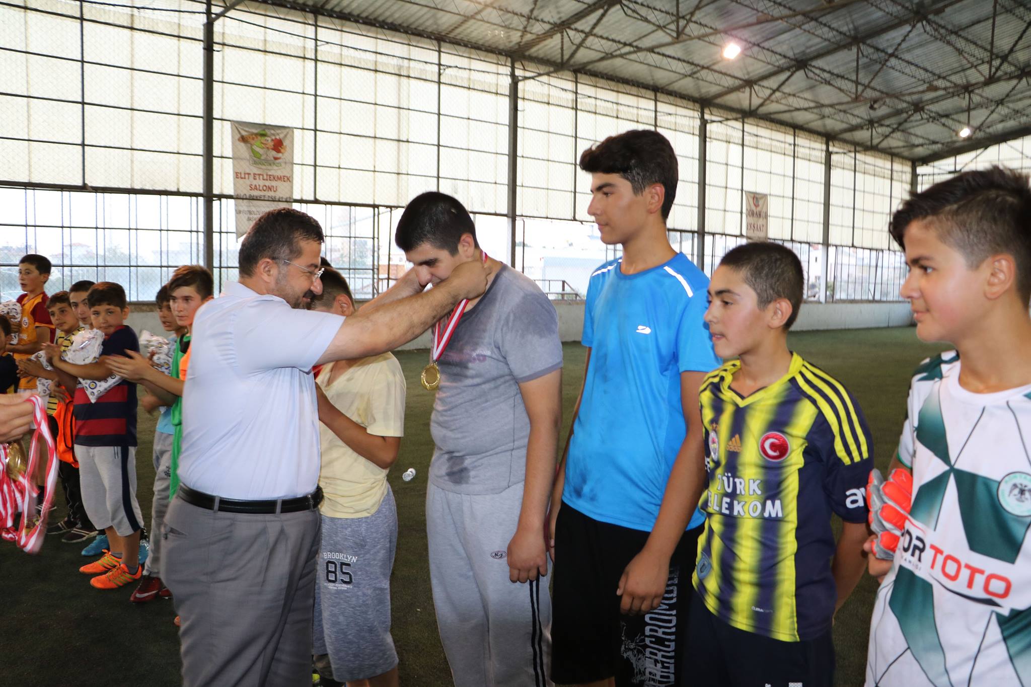 Kuran kursları arası futbol turnuvası yapıldı