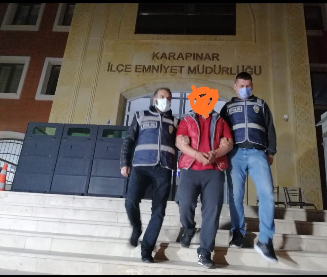 Karapınar polisinden kaçamadı