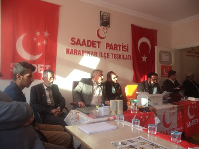 Saadet Partisinde  Kemal Kor başkan seçildi