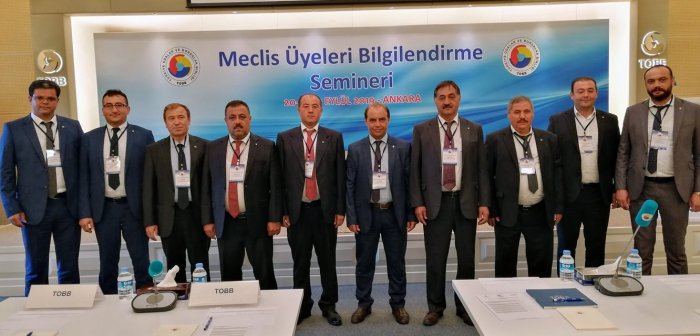 TOBB üyelerine  seminer verdi