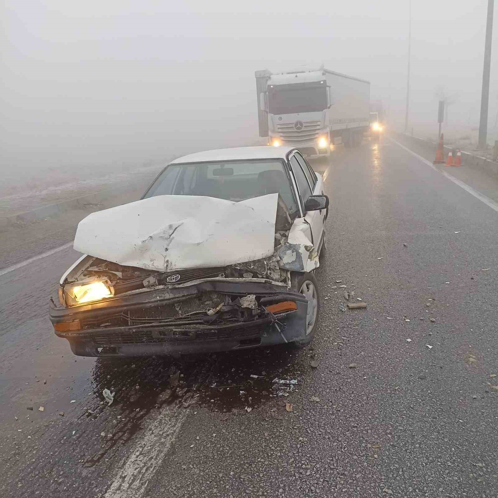Trafik kazası:1 yaralı