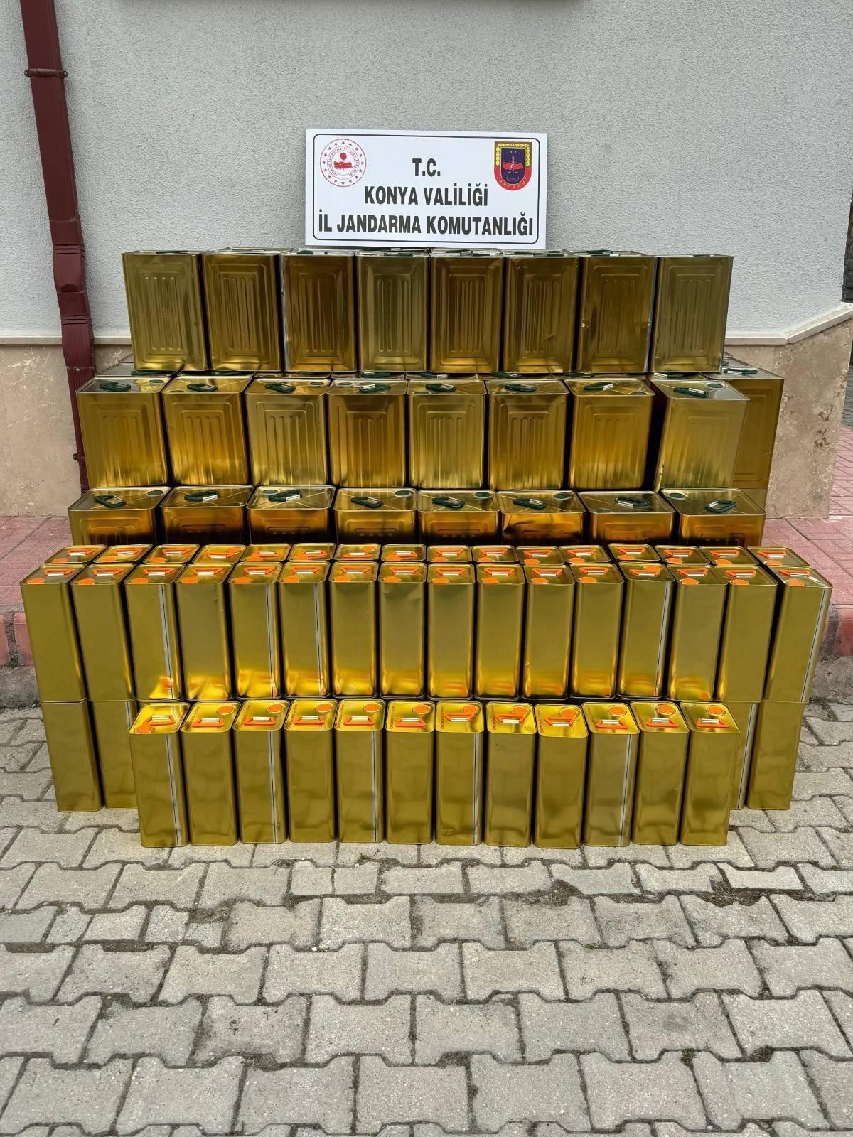 Sahte zeytinyağı ele geçirildi
